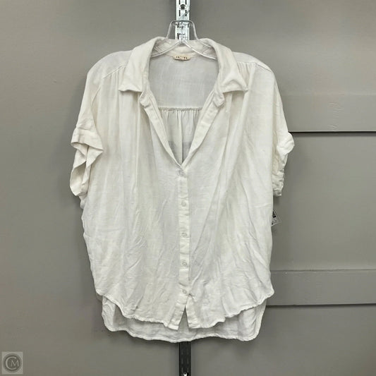 Top Short Sleeve By Jodifl In White, Size: M