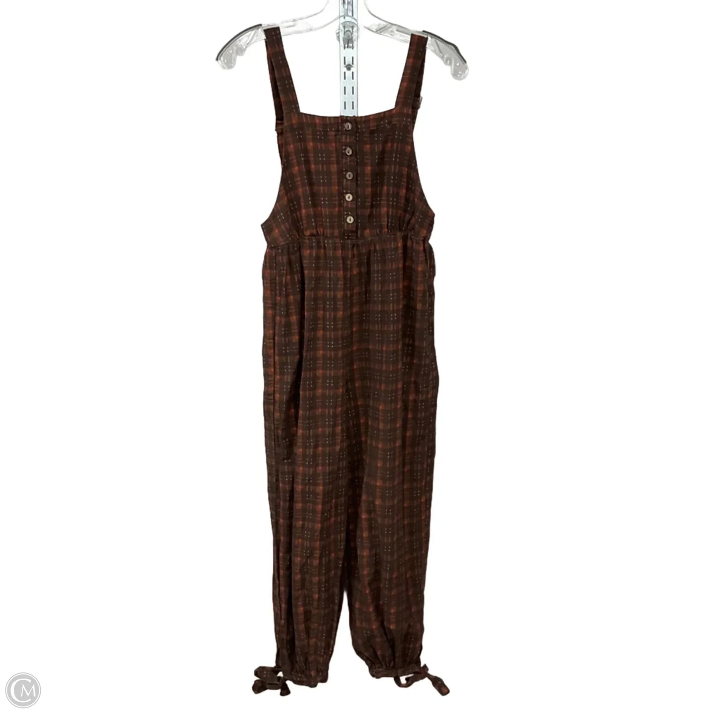 Jumpsuit By Cider In Plaid Pattern, Size: S