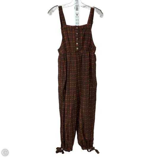 Jumpsuit By Cider In Plaid Pattern, Size: S