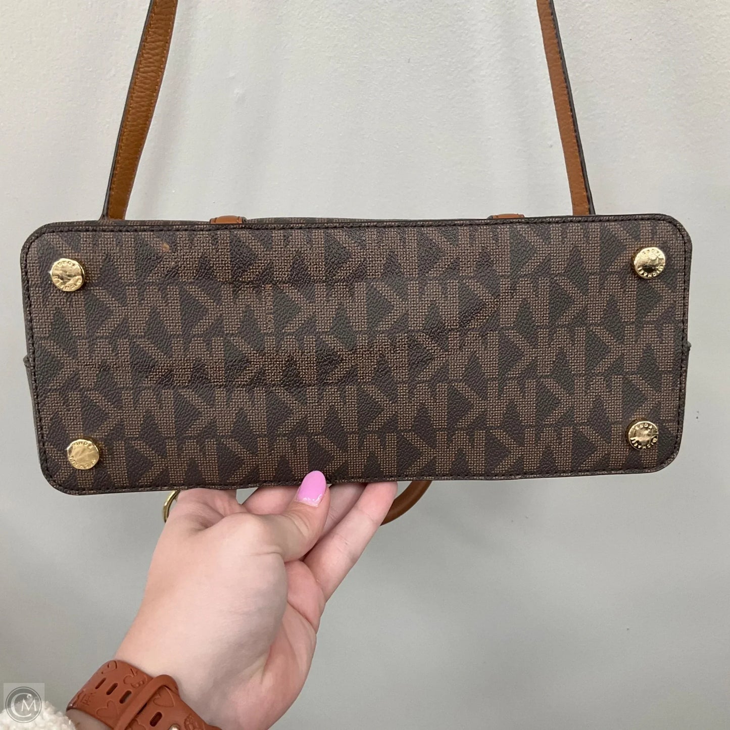 Crossbody Designer By Michael Kors, Size: Medium