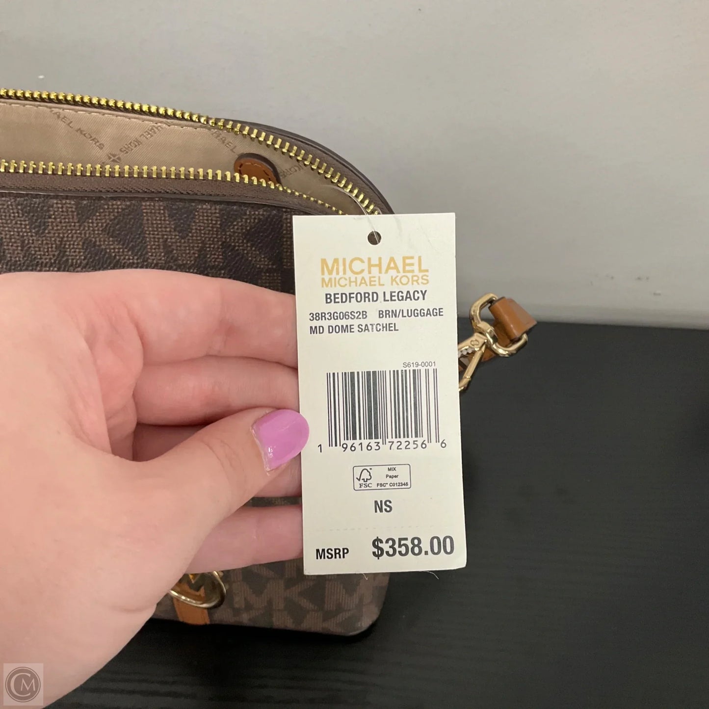 Crossbody Designer By Michael Kors, Size: Medium