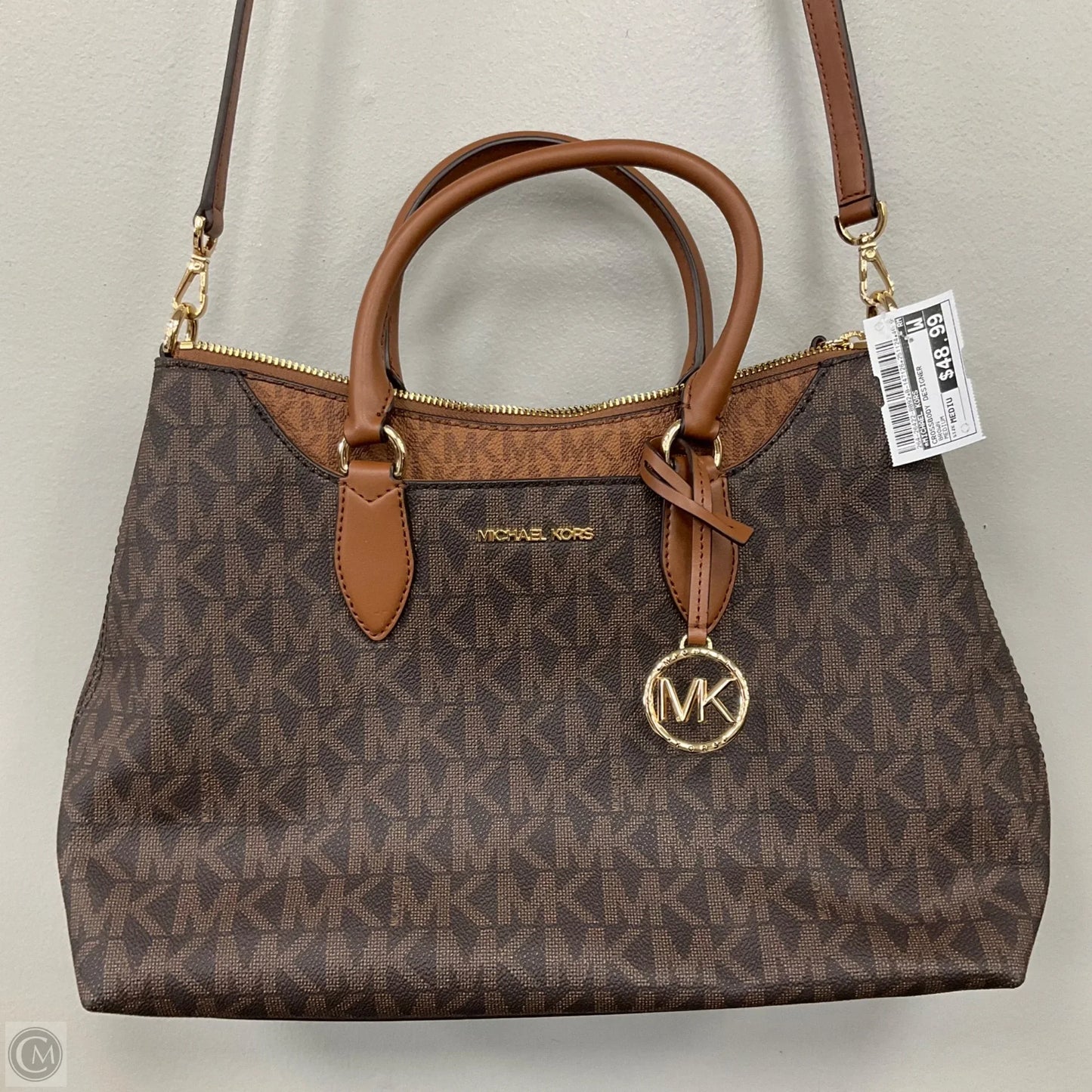 Crossbody Designer By Michael Kors, Size: Medium