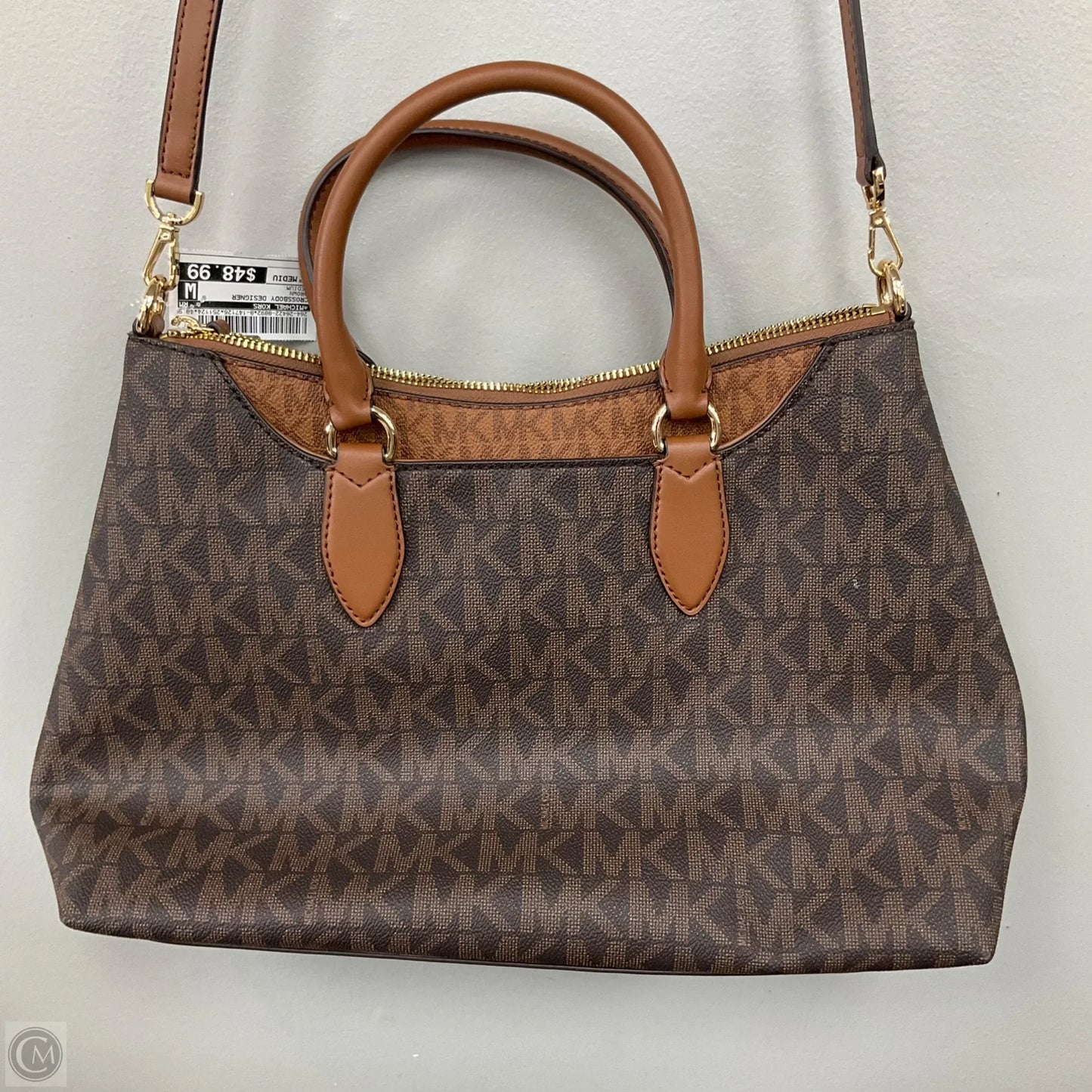 Crossbody Designer By Michael Kors, Size: Medium