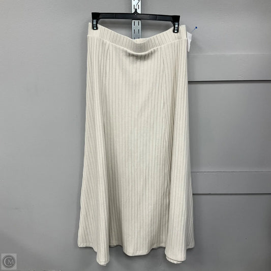 Skirt Maxi By Old Navy In Cream, Size: M