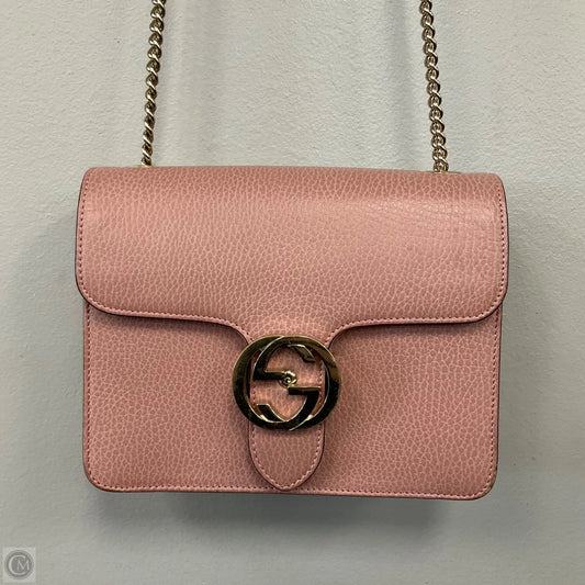 Crossbody Luxury Designer By Gucci, Size: Small