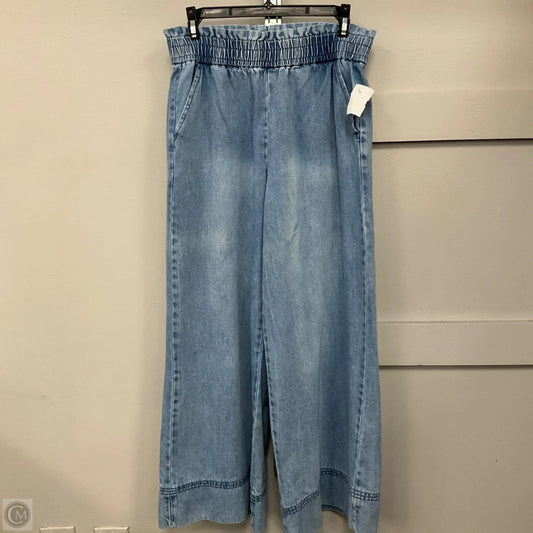 Jeans Wide Leg By Kensie In Blue Denim, Size: S