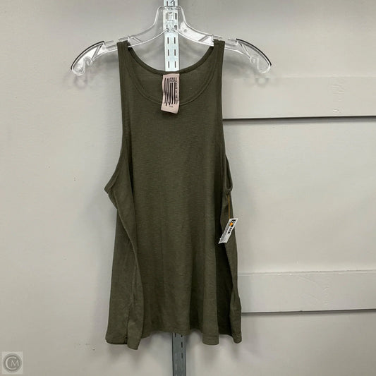 Top Sleeveless By Free People In Green, Size: L