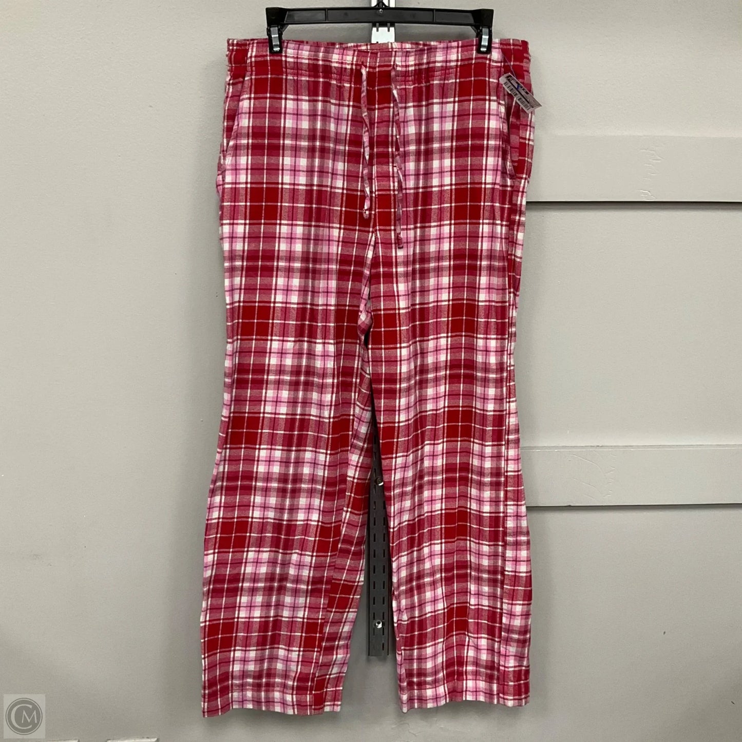 Pajama Pants By Gap In Plaid Pattern, Size: M
