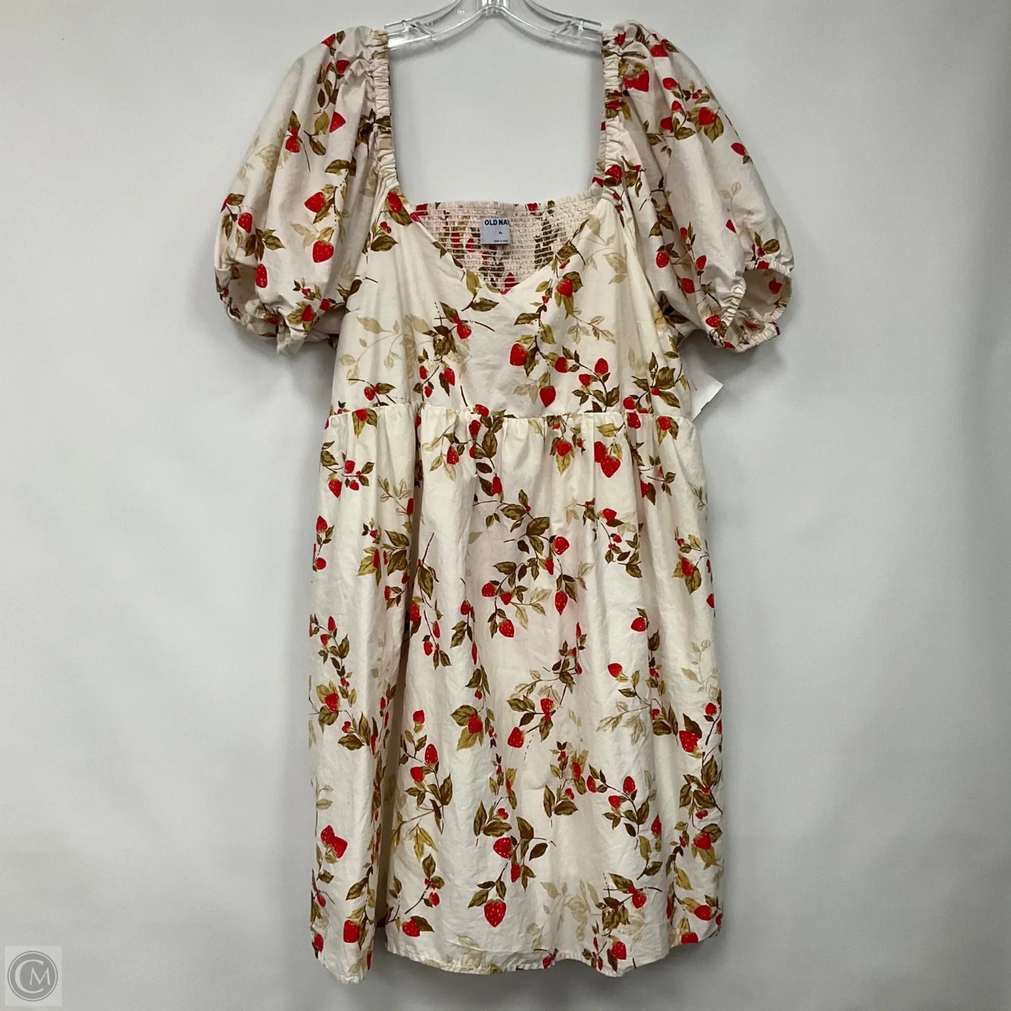 Dress Casual Midi By Old Navy In Cream, Size: Xl