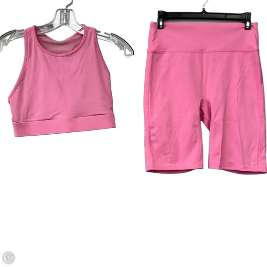 Athletic Shorts 2pc By Fabletics In Pink, Size: S