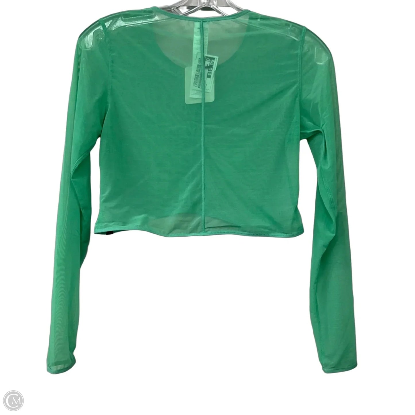 Top Long Sleeve By Fabletics In Green, Size: M
