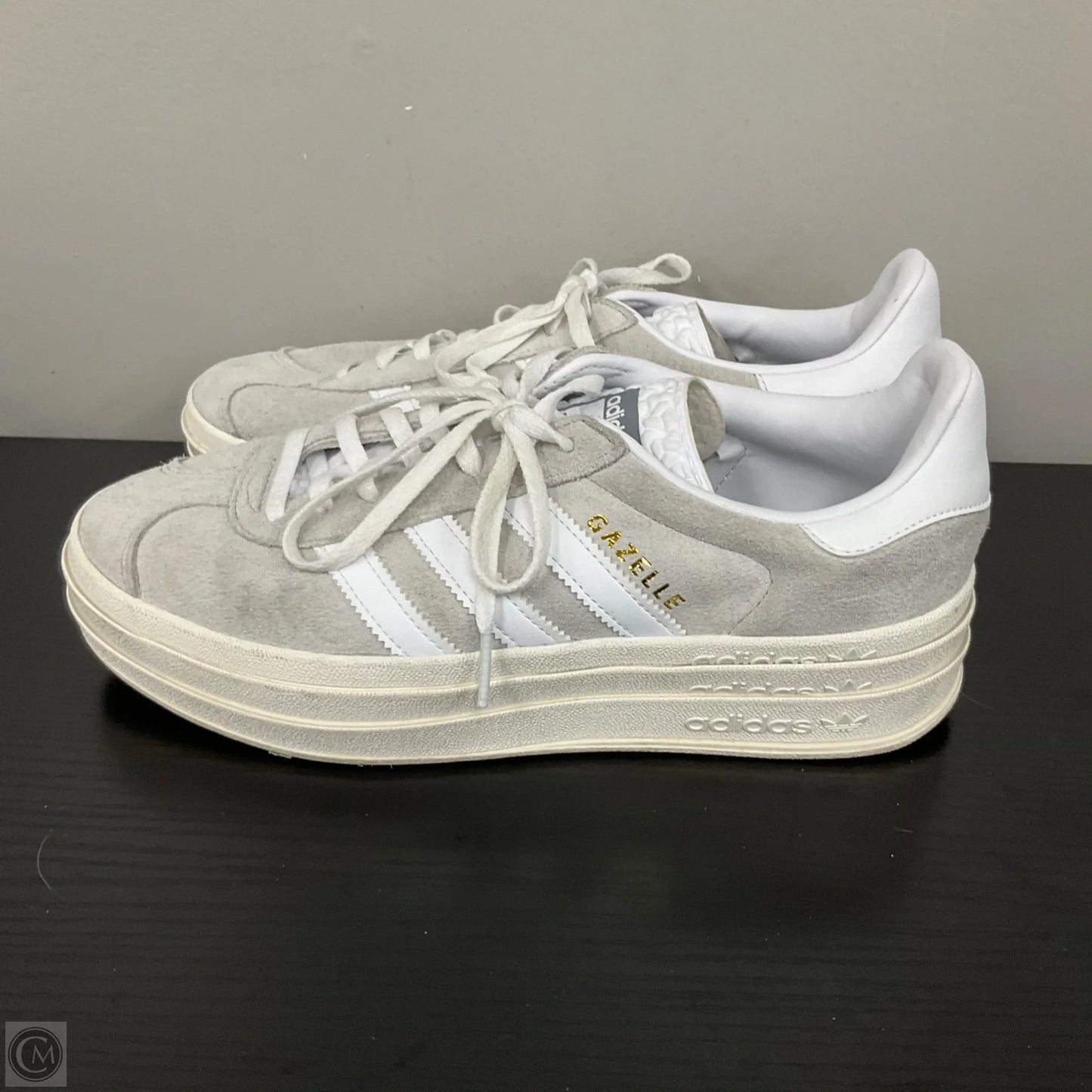 Shoes Sneakers Platform By Adidas In Grey & White, Size: 8.5