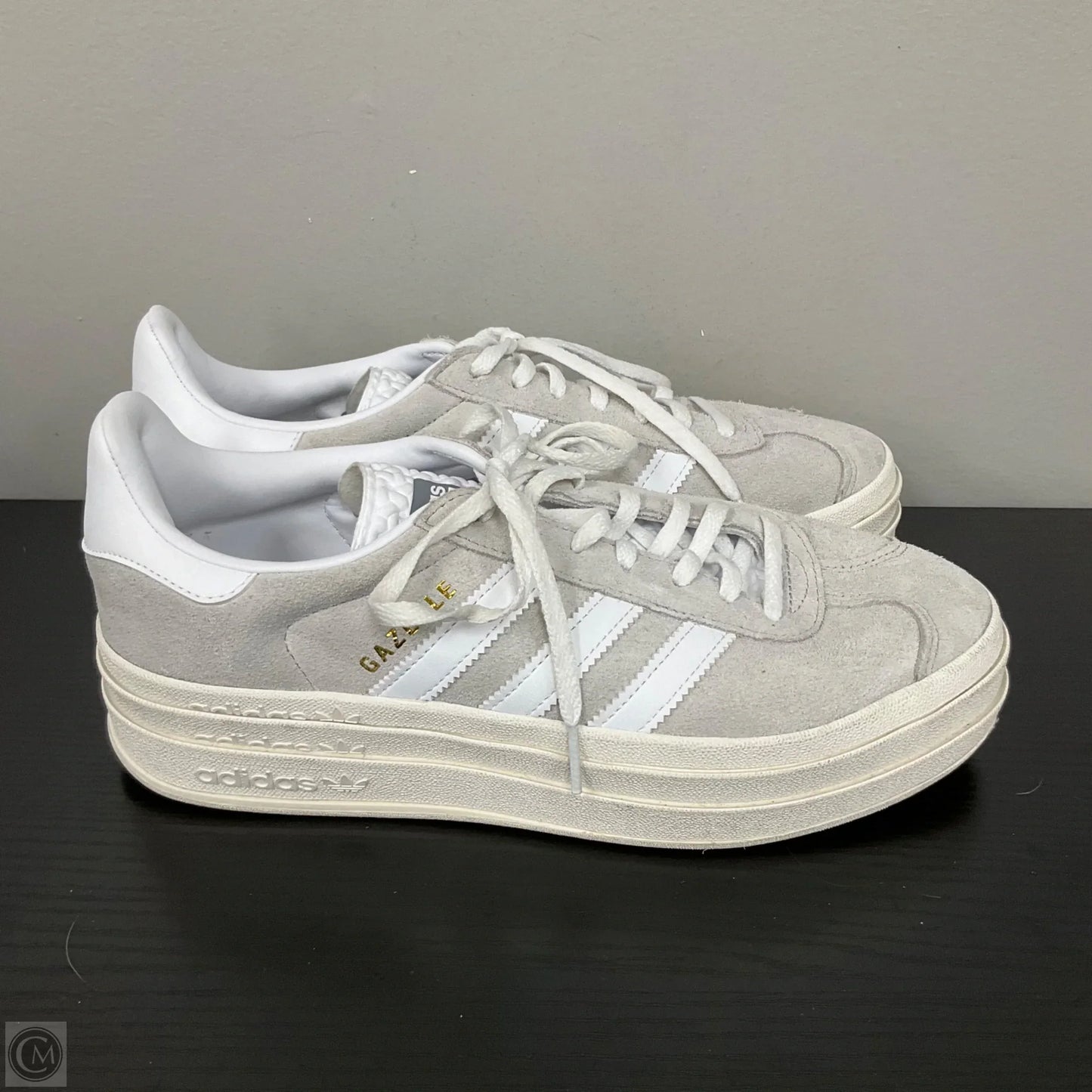 Shoes Sneakers Platform By Adidas In Grey & White, Size: 8.5