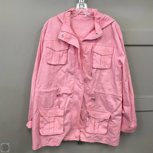 Jacket Shirt In Pink, Size: 3x