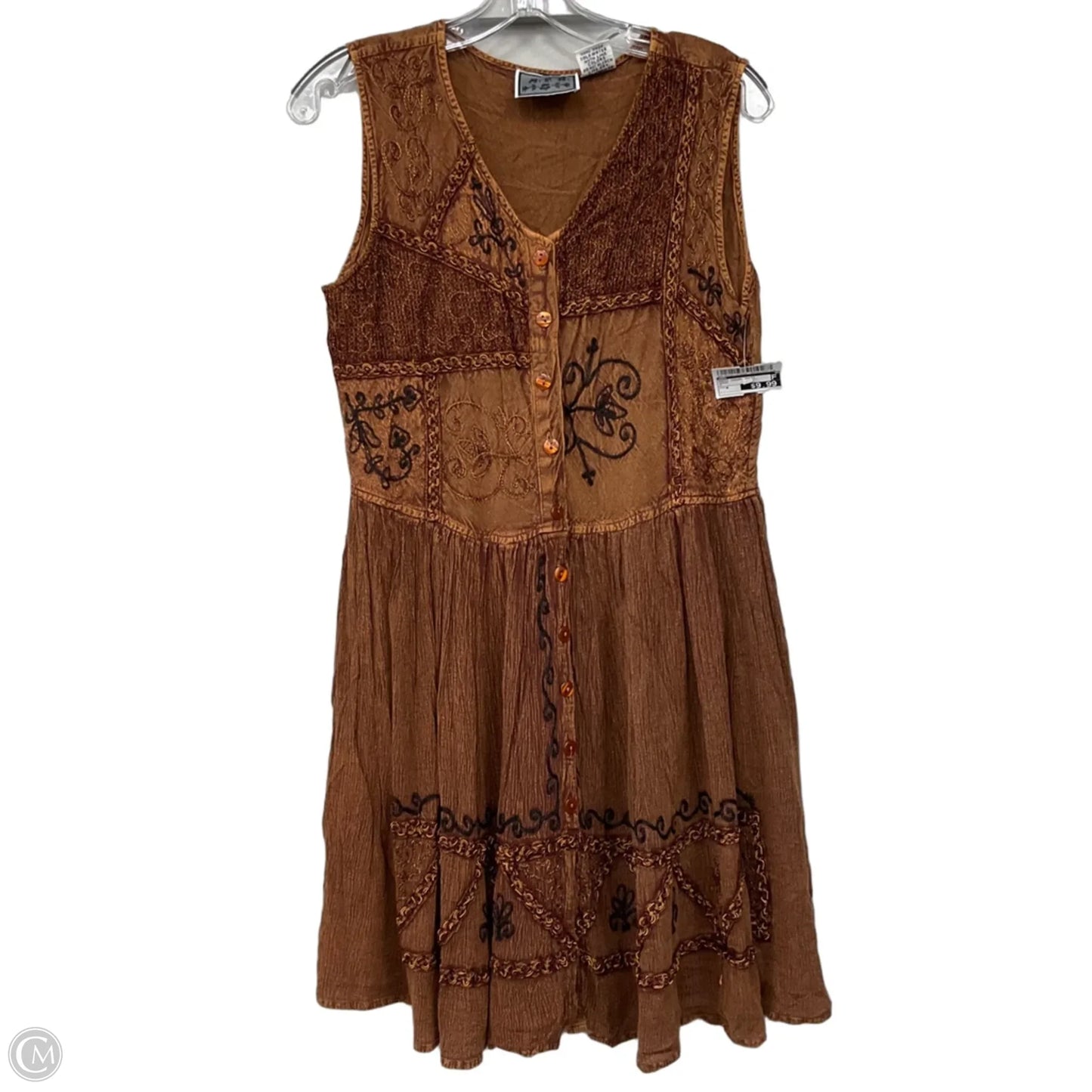 Dress Casual Short By Mph In Brown, Size: M