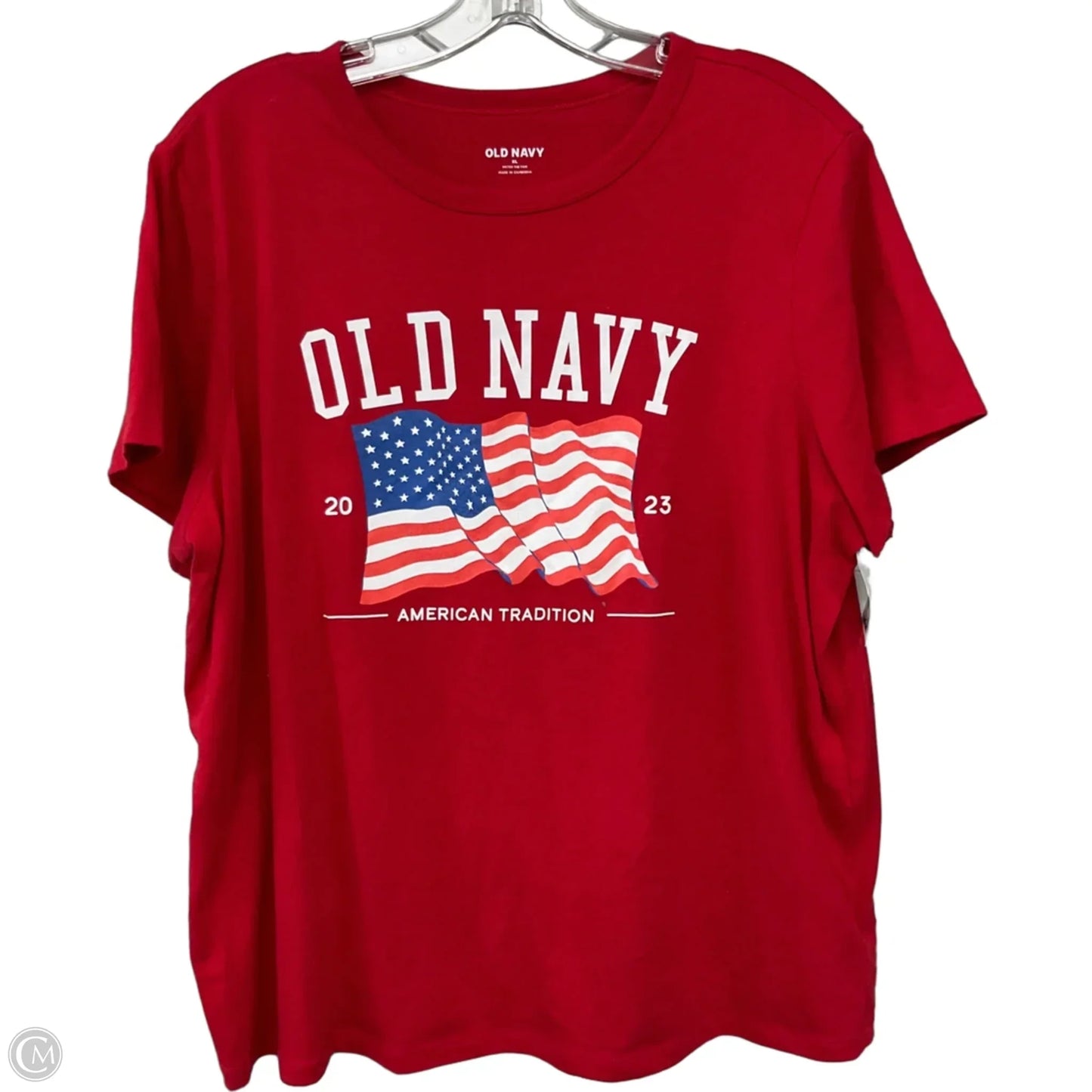 Top Short Sleeve By Old Navy In Red, Size: Xl