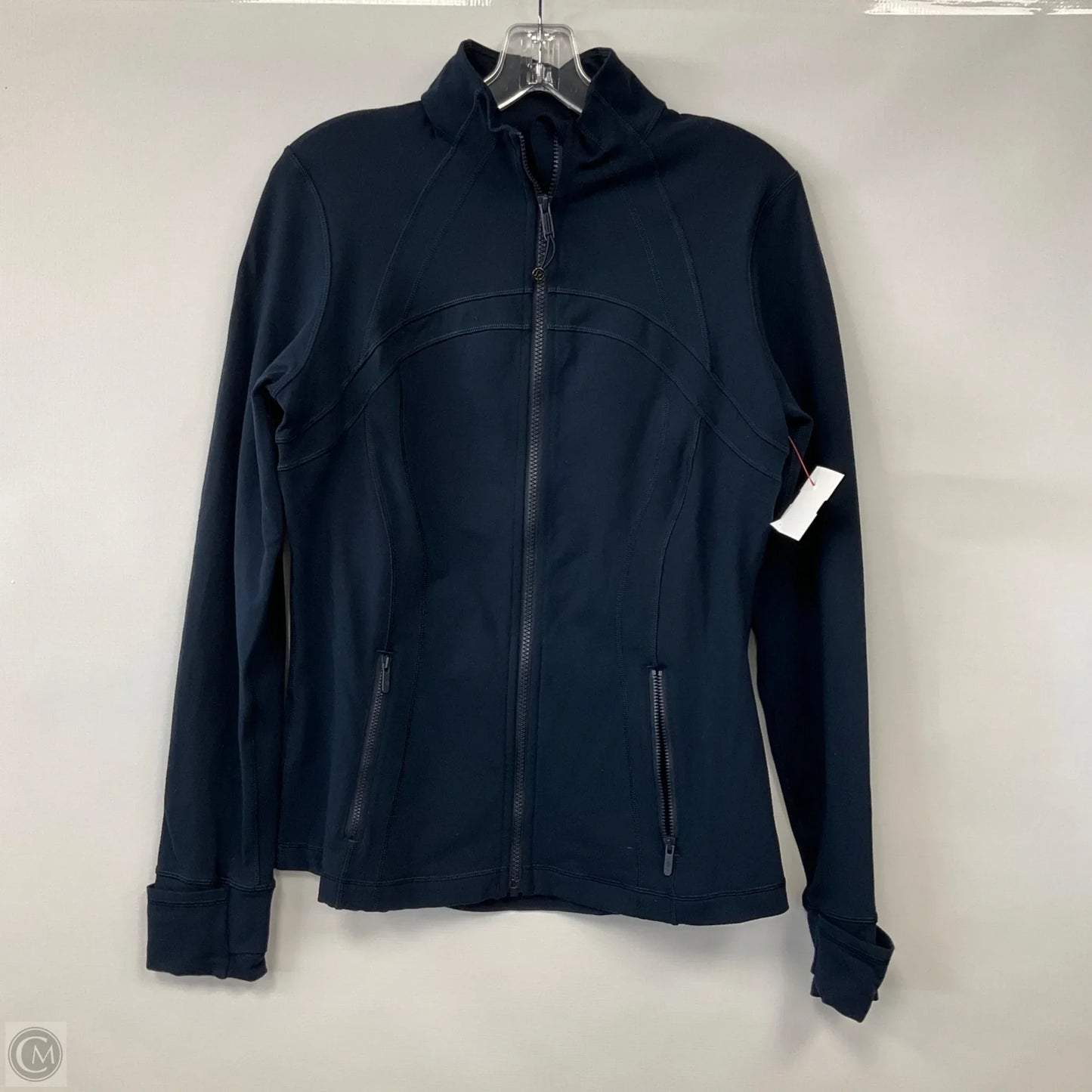 Athletic Jacket By Lululemon In Navy, Size: 12
