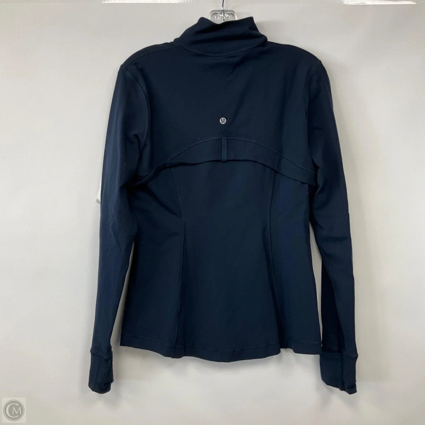 Athletic Jacket By Lululemon In Navy, Size: 12