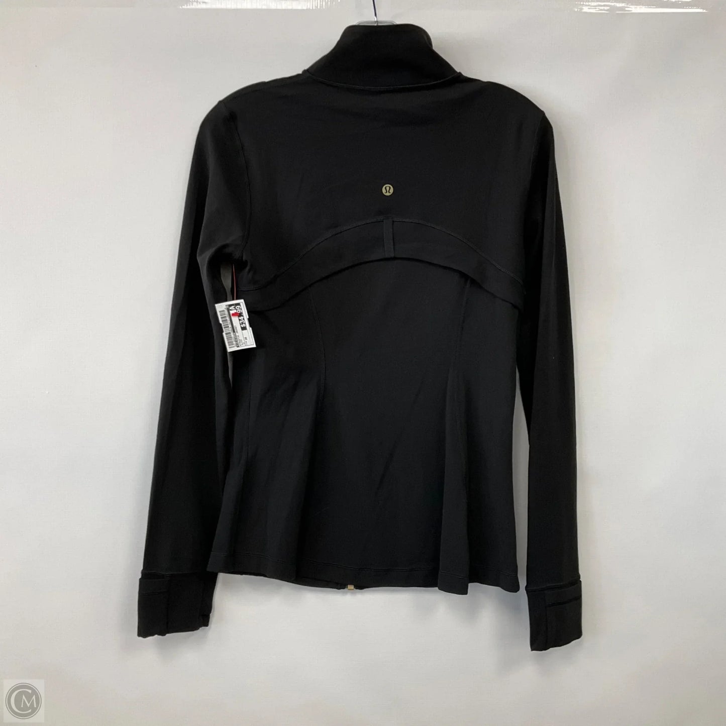 Athletic Jacket By Lululemon In Black, Size: 10