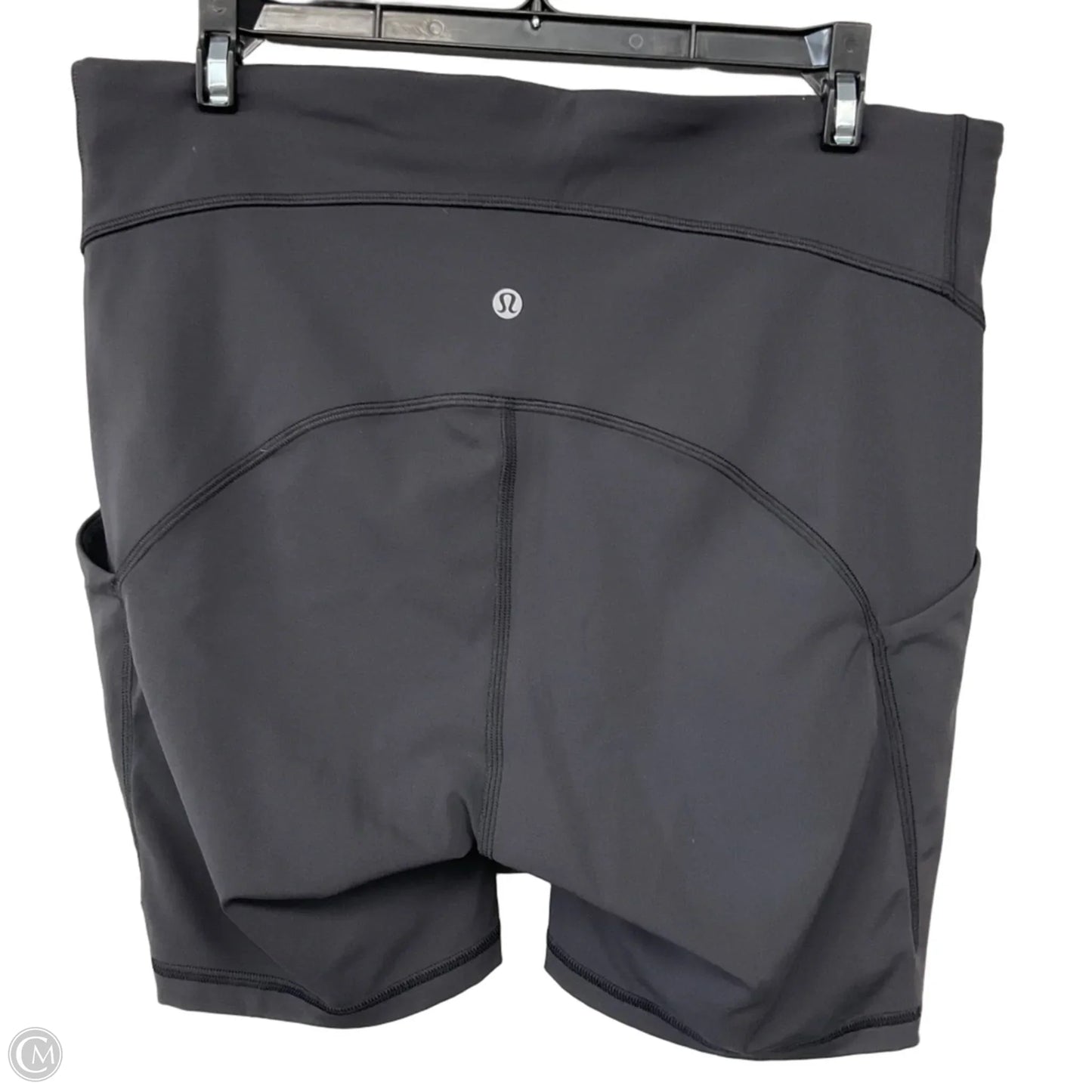 Athletic Shorts By Lululemon In Black, Size: 12