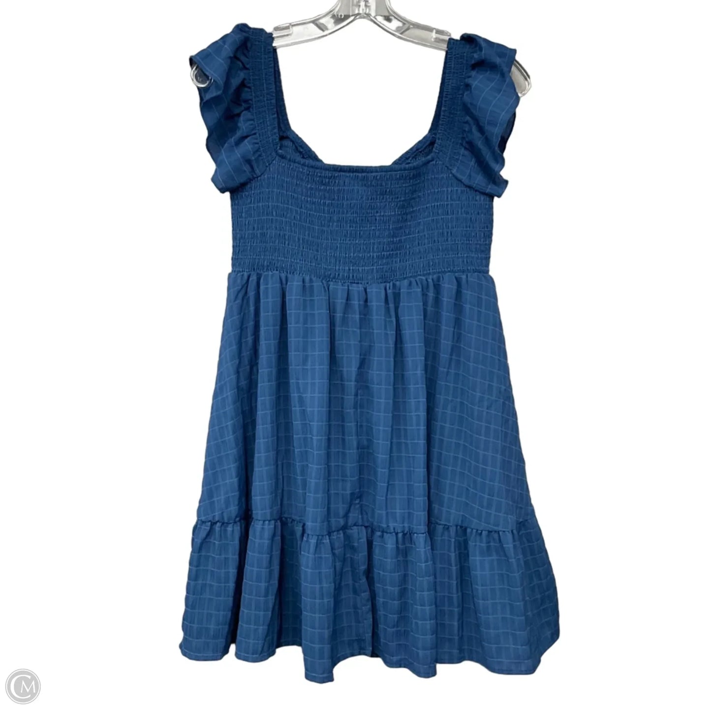 Dress Casual Short By Clothes Mentor In Blue, Size: L