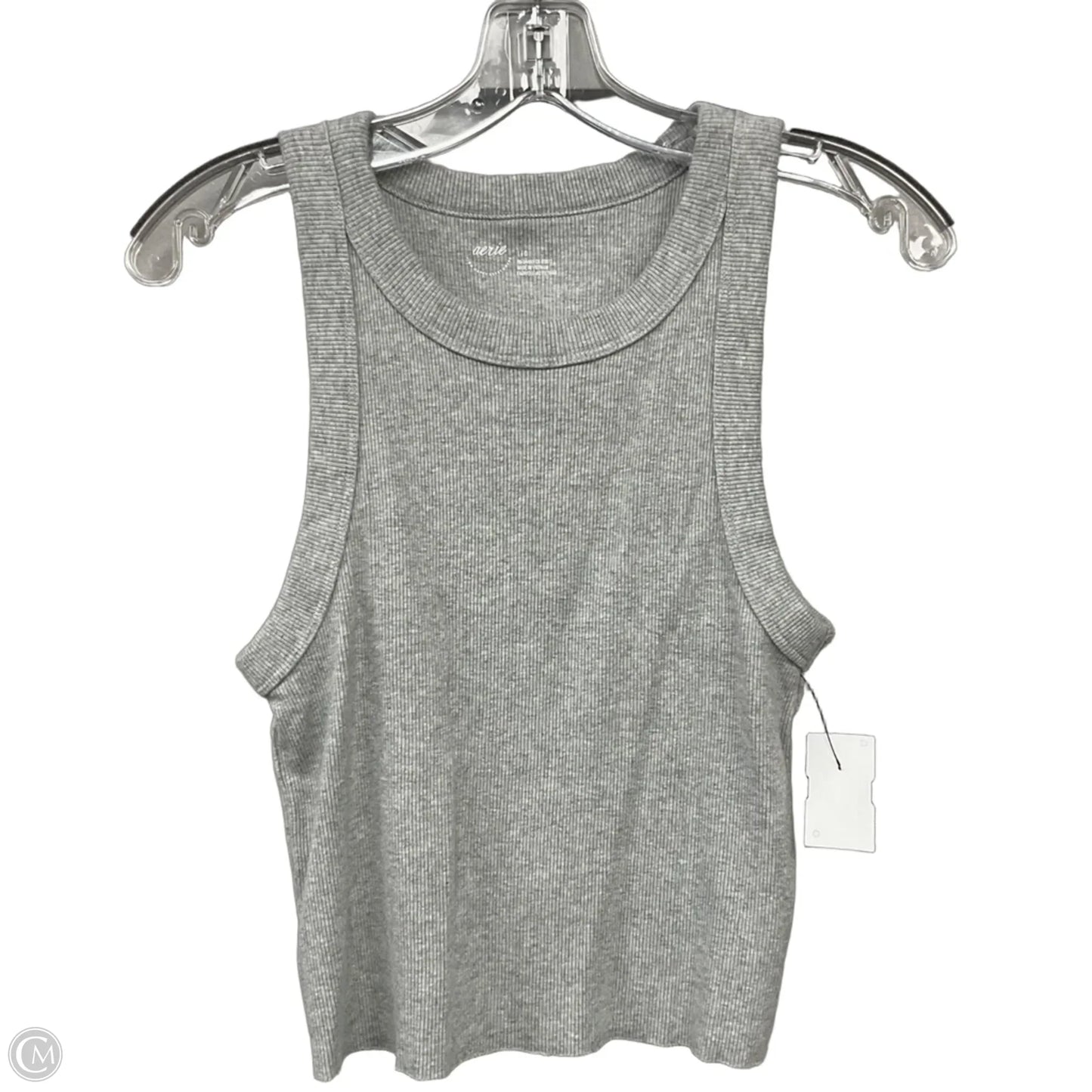 Top Sleeveless Basic By Aerie In Grey, Size: L
