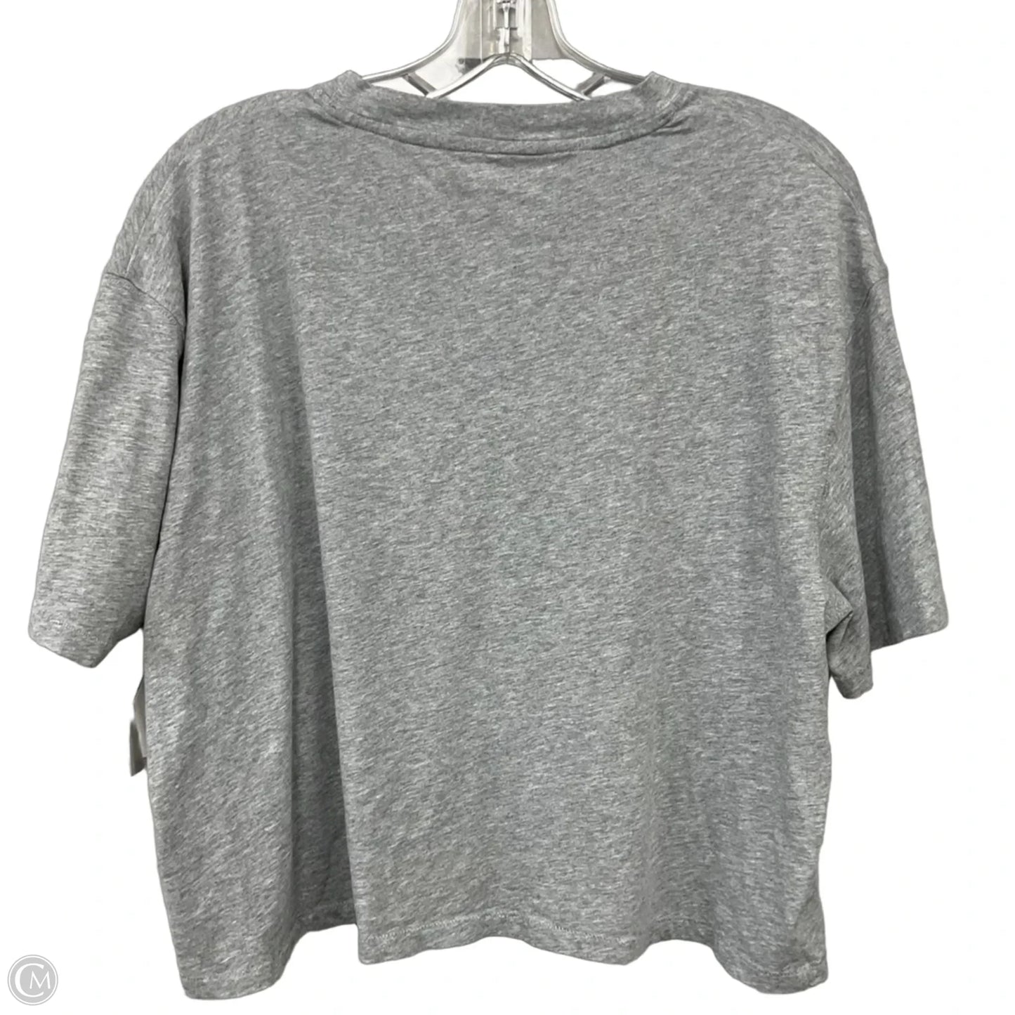 Top Short Sleeve Basic By Fabletics In Grey, Size: Xl