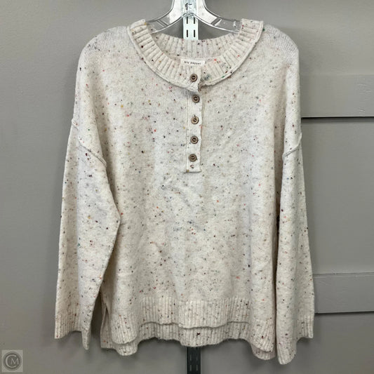 Sweater By Blu Pepper In Cream, Size: M