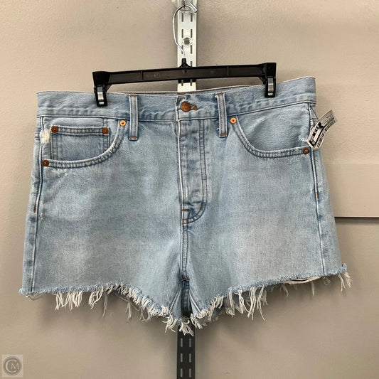 Shorts By Madewell In Blue Denim, Size: 8