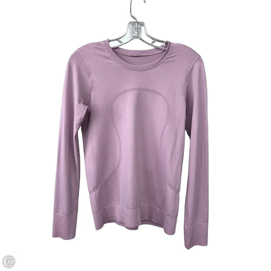 Top Long Sleeve By Lululemon In Purple, Size: S
