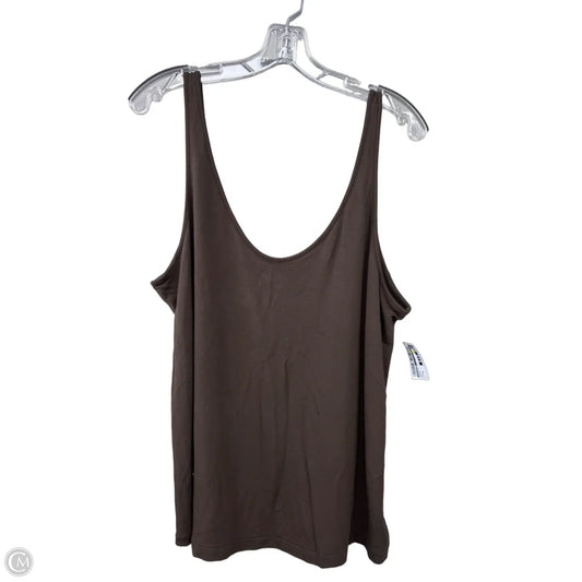 Athletic Tank Top By Lululemon In Brown, Size: Xl