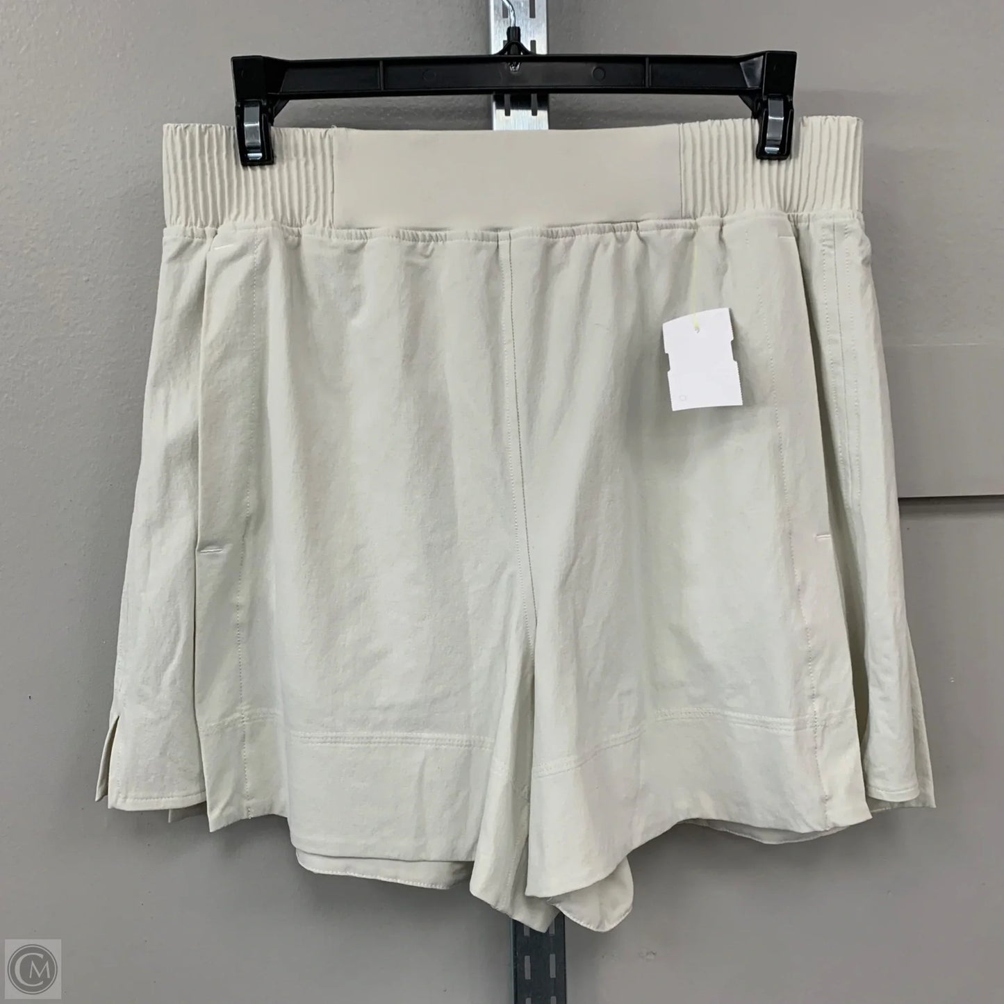 Athletic Shorts By Lululemon In Cream, Size: M