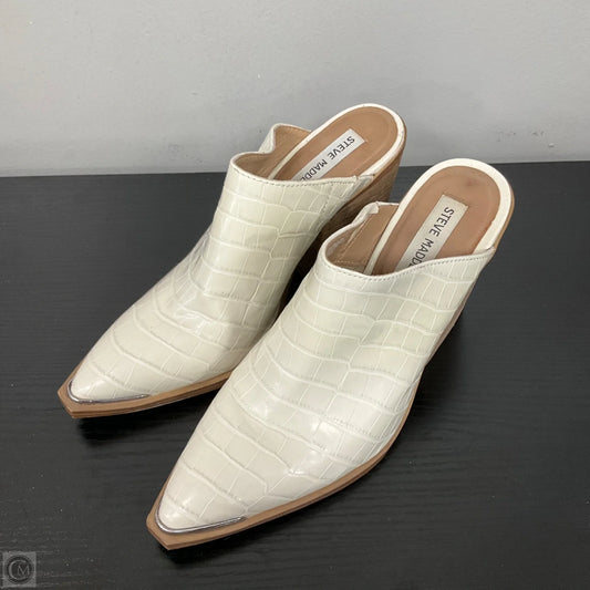 Shoes Heels Block By Steve Madden In Cream, Size: 7.5