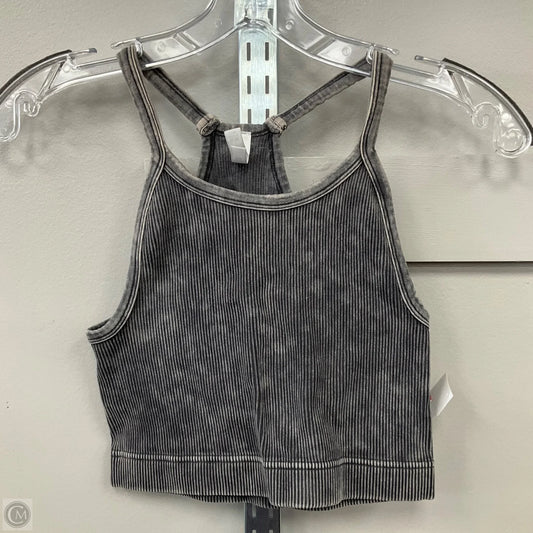 Athletic Bra By Zenana In Grey, Size: S