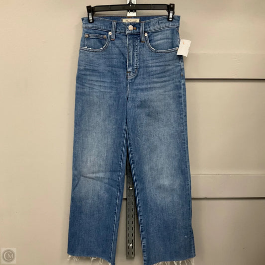 Jeans Skinny By Madewell In Blue Denim, Size: 0