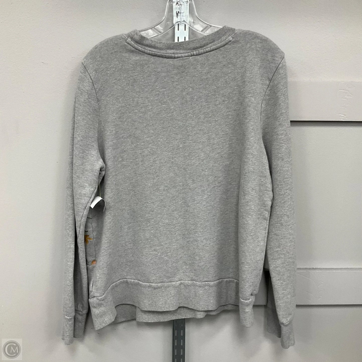 Sweater Short Sleeve By Maeve In Grey, Size: L
