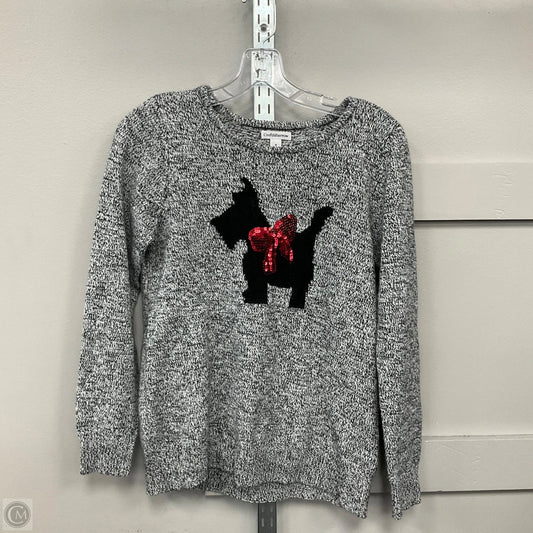 Sweater By Croft And Barrow In Black & White, Size: S