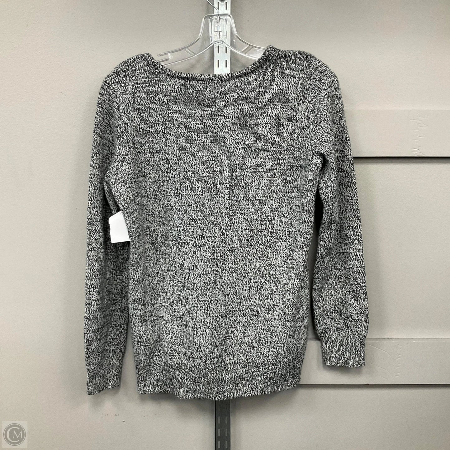 Sweater By Croft And Barrow In Black & White, Size: S