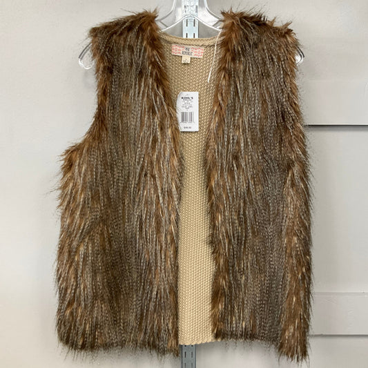 Vest Faux Fur & Sherpa By Pink Republic In Animal Print, Size: L