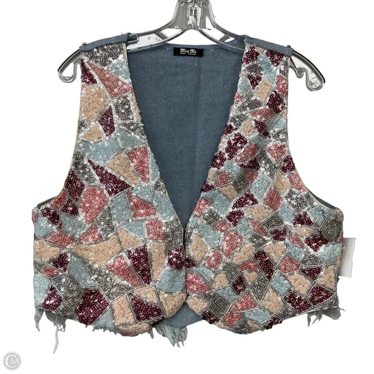 Vest Other By Miss Me In Blue Denim, Size: M