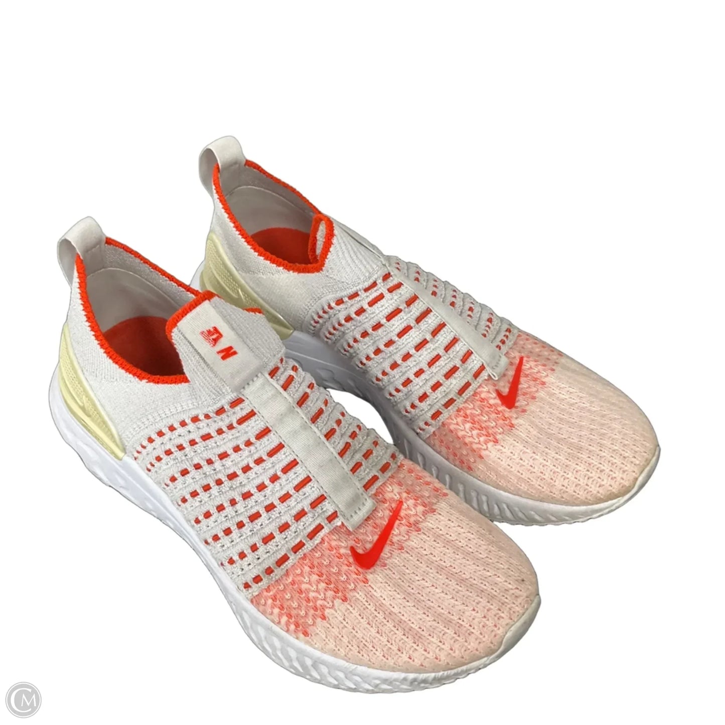 Shoes Athletic By Nike In Orange & White, Size: 7.5