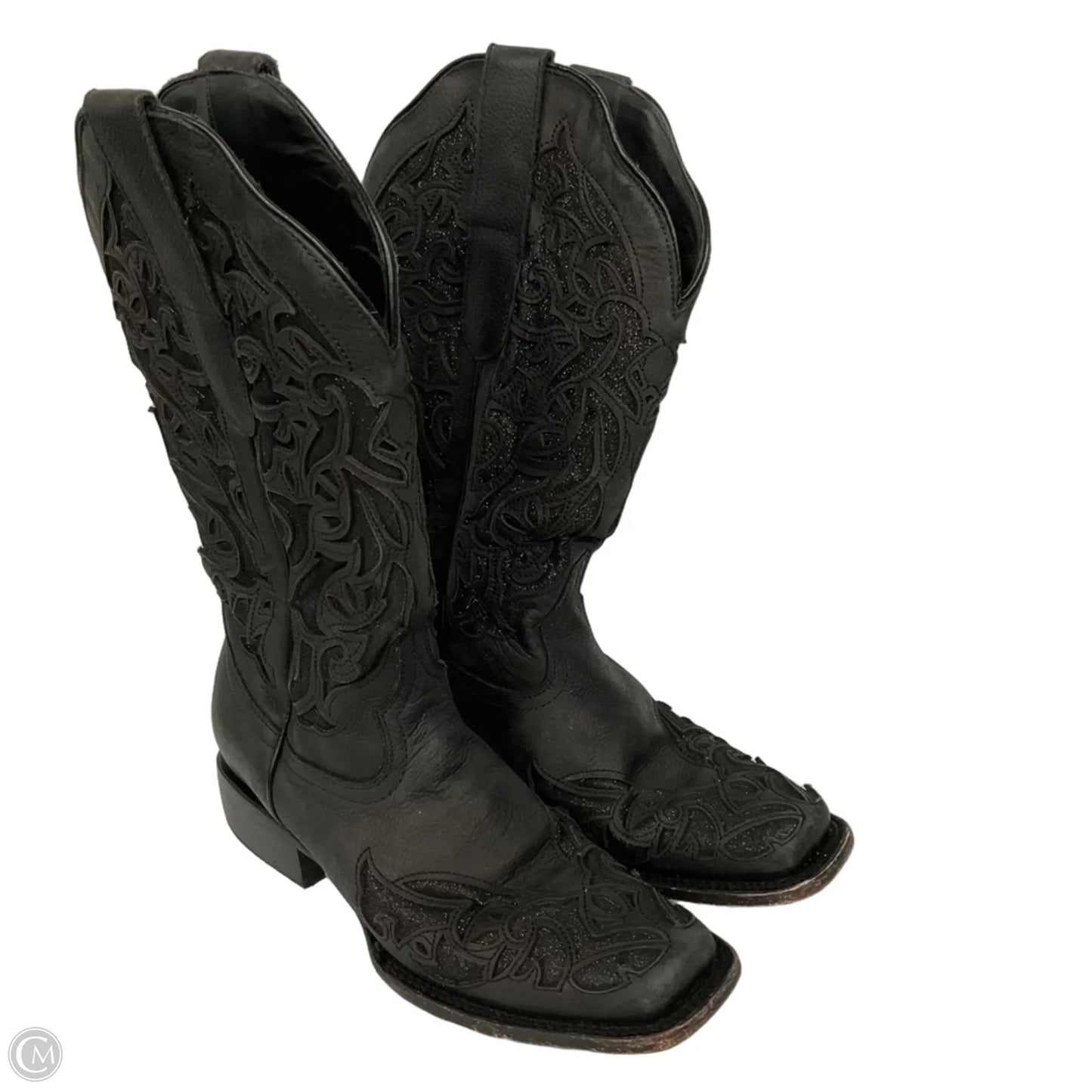 Boots Western By Cmb In Black, Size: 8