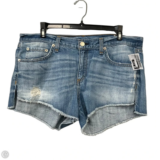 Shorts By Rag And Bone In Blue Denim, Size: 8