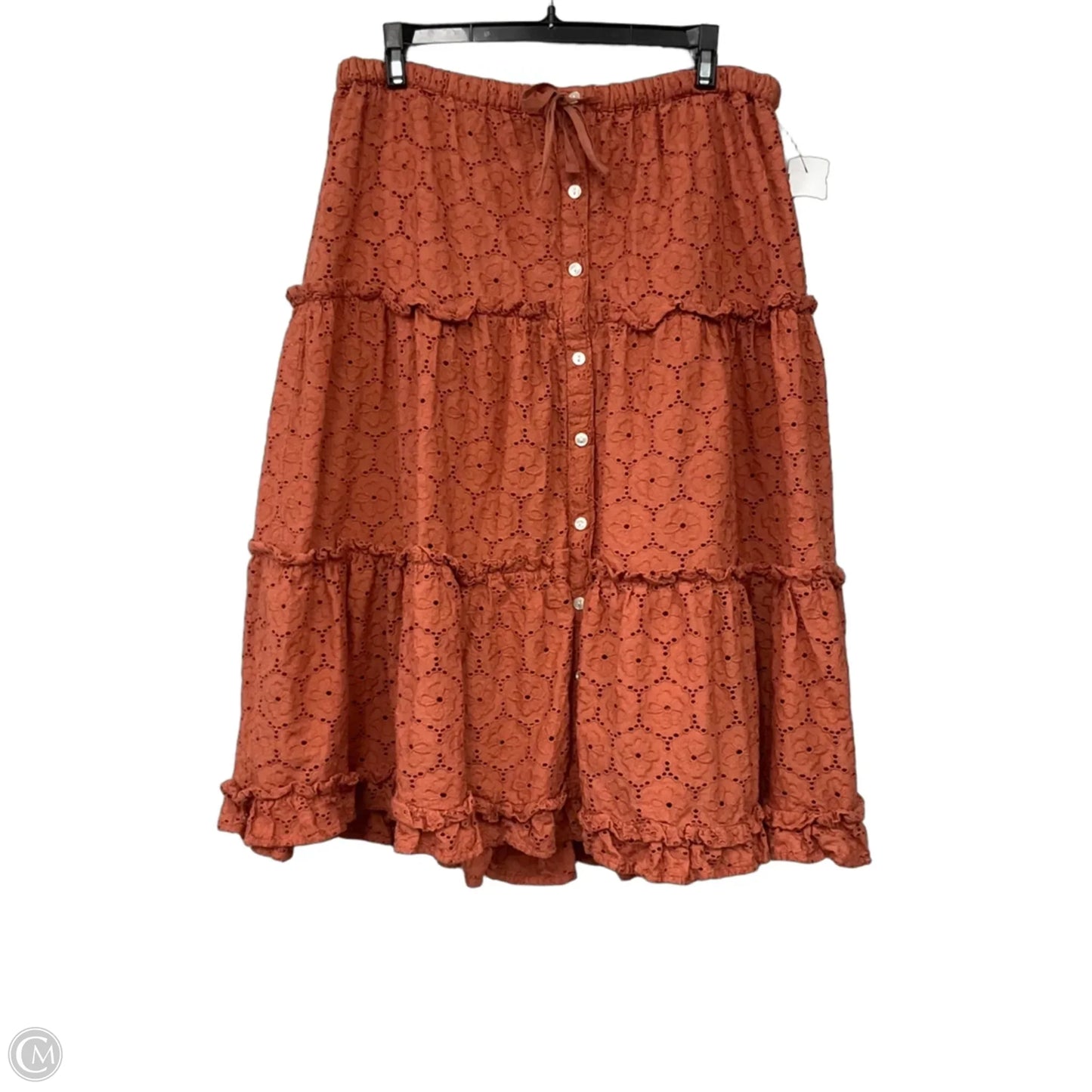Skirt Midi By Roller Rabbit In Brown, Size: S