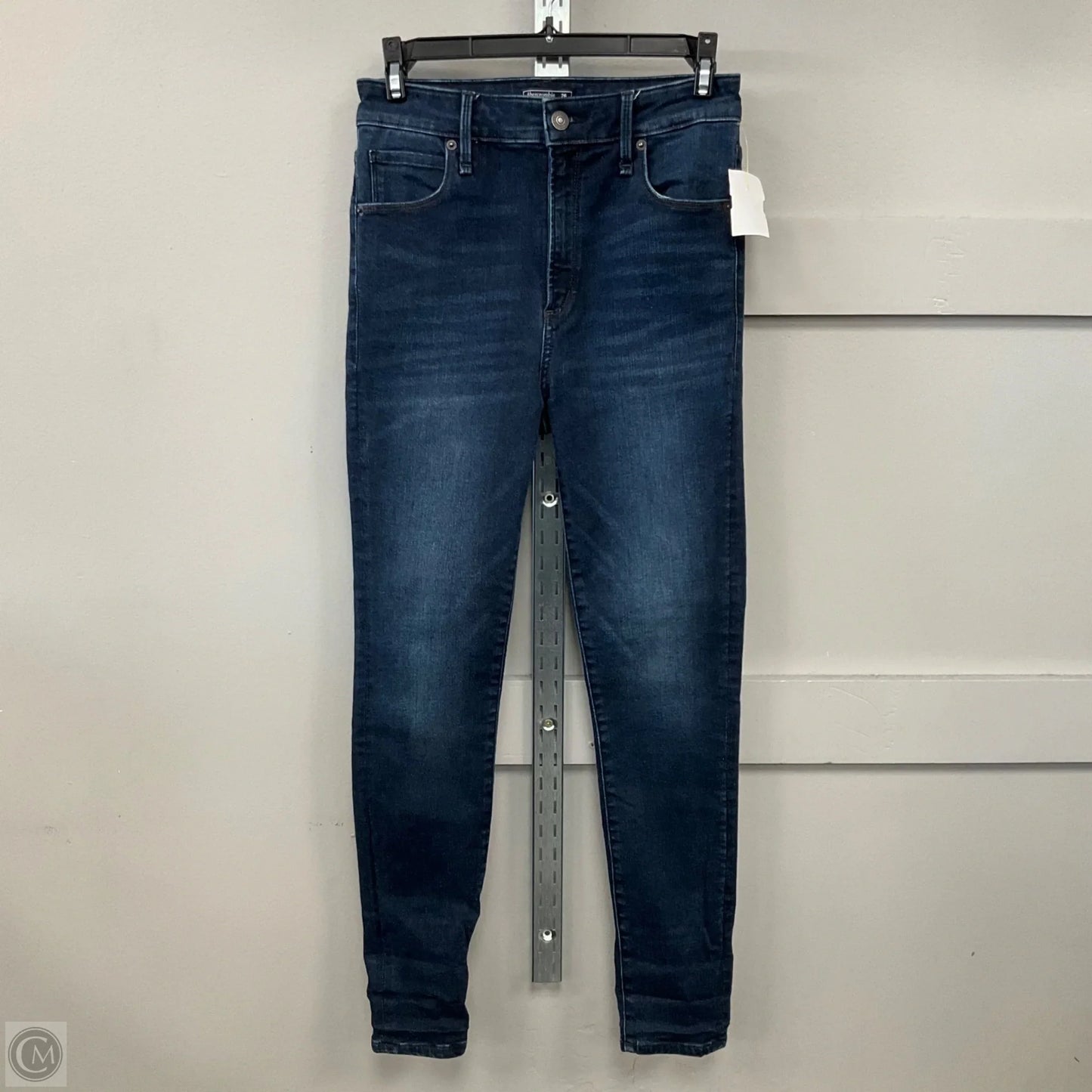 Jeans Skinny By Abercrombie And Fitch In Blue Denim, Size: 2