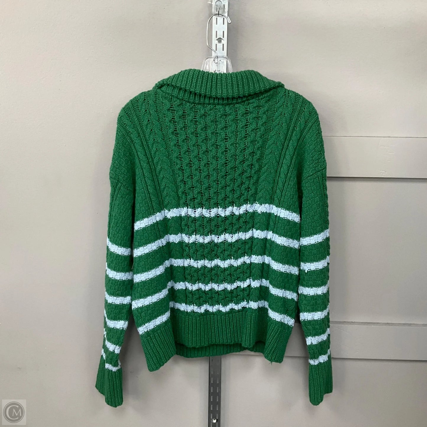 Sweater By Clothes Mentor In Blue & Green, Size: L