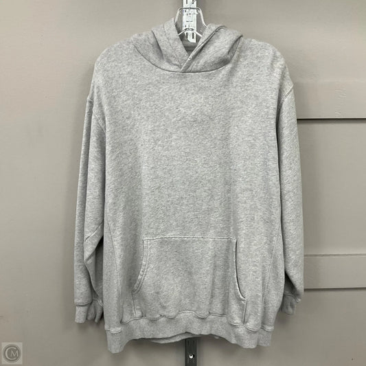 Sweatshirt Hoodie By Aerie In Grey, Size: M
