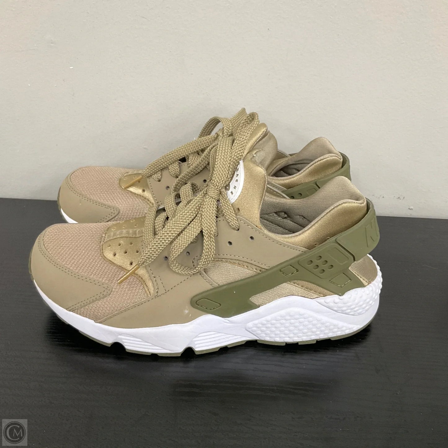 Nike Air Huarache By Nike In Khaki & Medium Olive, Size: 10