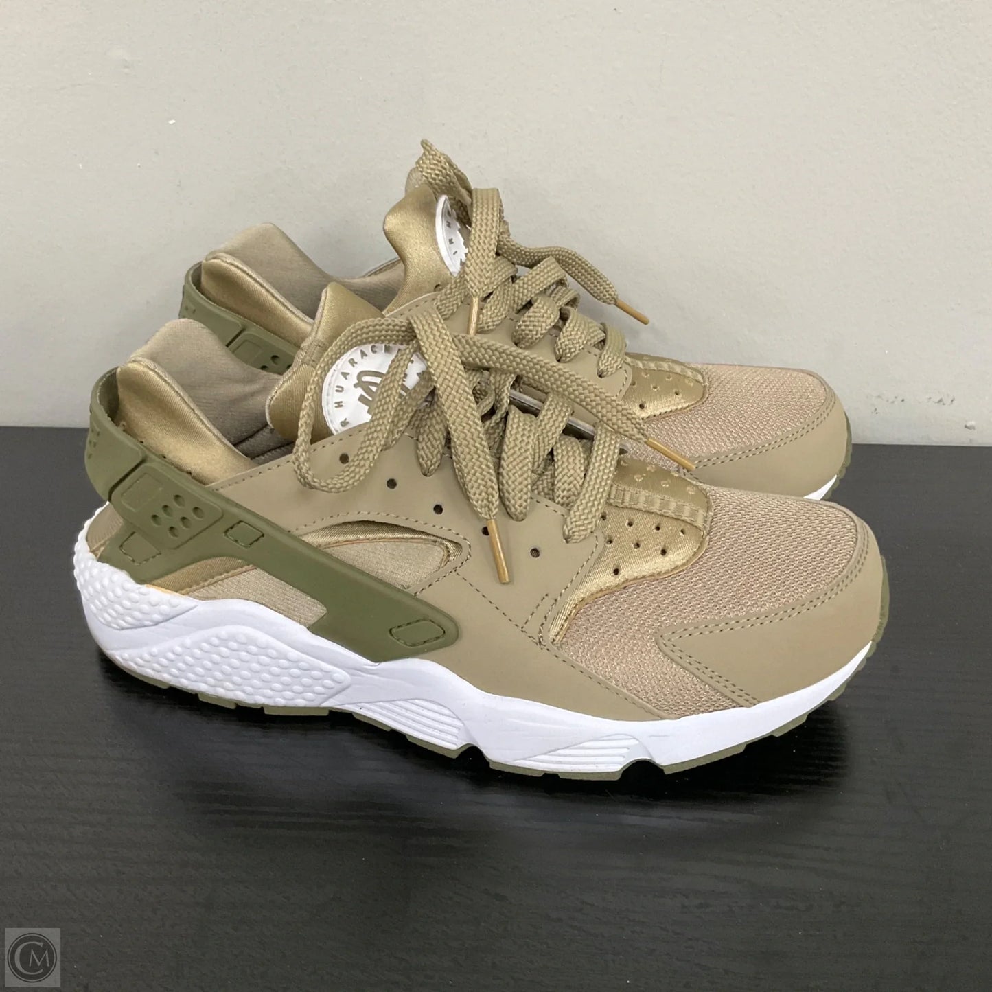 Nike Air Huarache By Nike In Khaki & Medium Olive, Size: 10