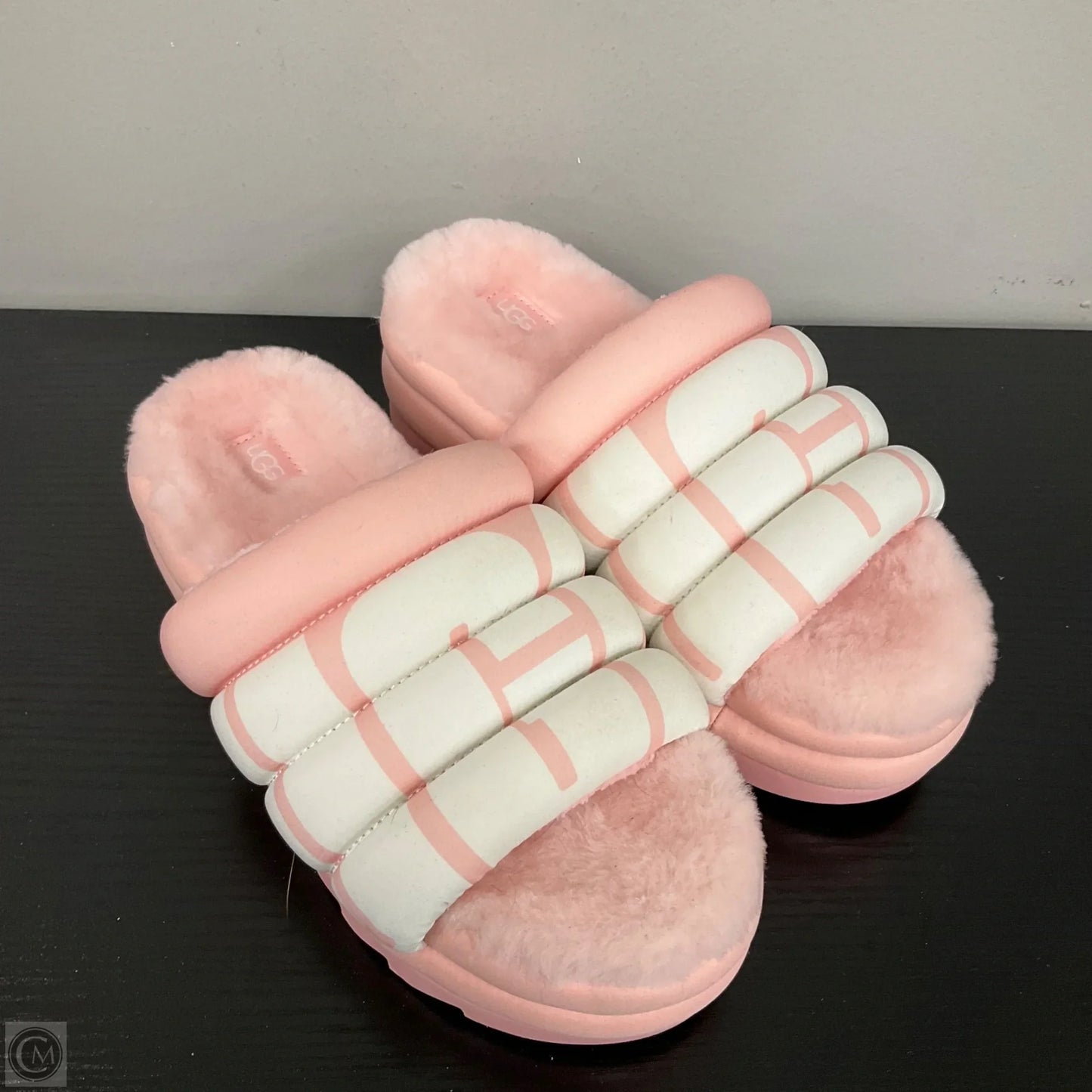 Shoes Designer By Ugg In Pink, Size: 7